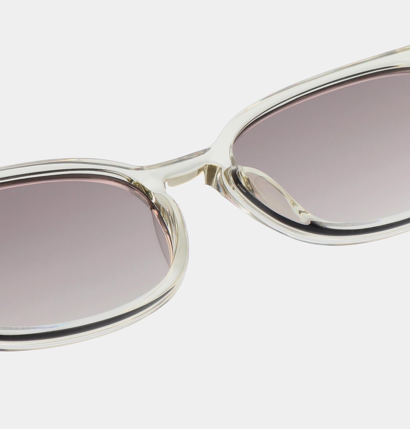 Charlie solbrille - Ecru Transparent